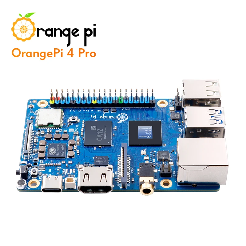Orange Pi 4 Pro 12GB Einplatinen-Computer + 5V3A Typ-C Netzteil – Bild 5