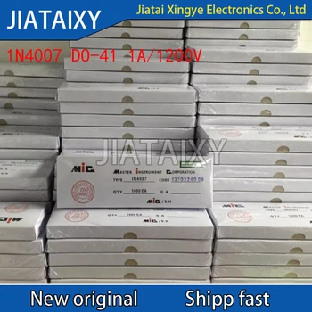 1N4007 Gleichrichterdiode IN4007 1A 1200V DIP DO-41 Schottky-Diode (1000 Stück)