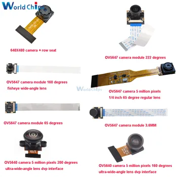 OV2640 OV5640 OV5647 Kameramodul für ESP32-CAM 66 68 120 160 Grad Fisheye Weitwinkelobjektiv DVP-Schnittstelle