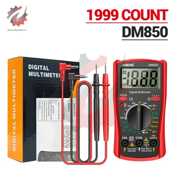 DM850 Automatisches professionelles Digitalmultimeter 1999 zählt AC DC Voltmeter Amperemeter Ohm Meter