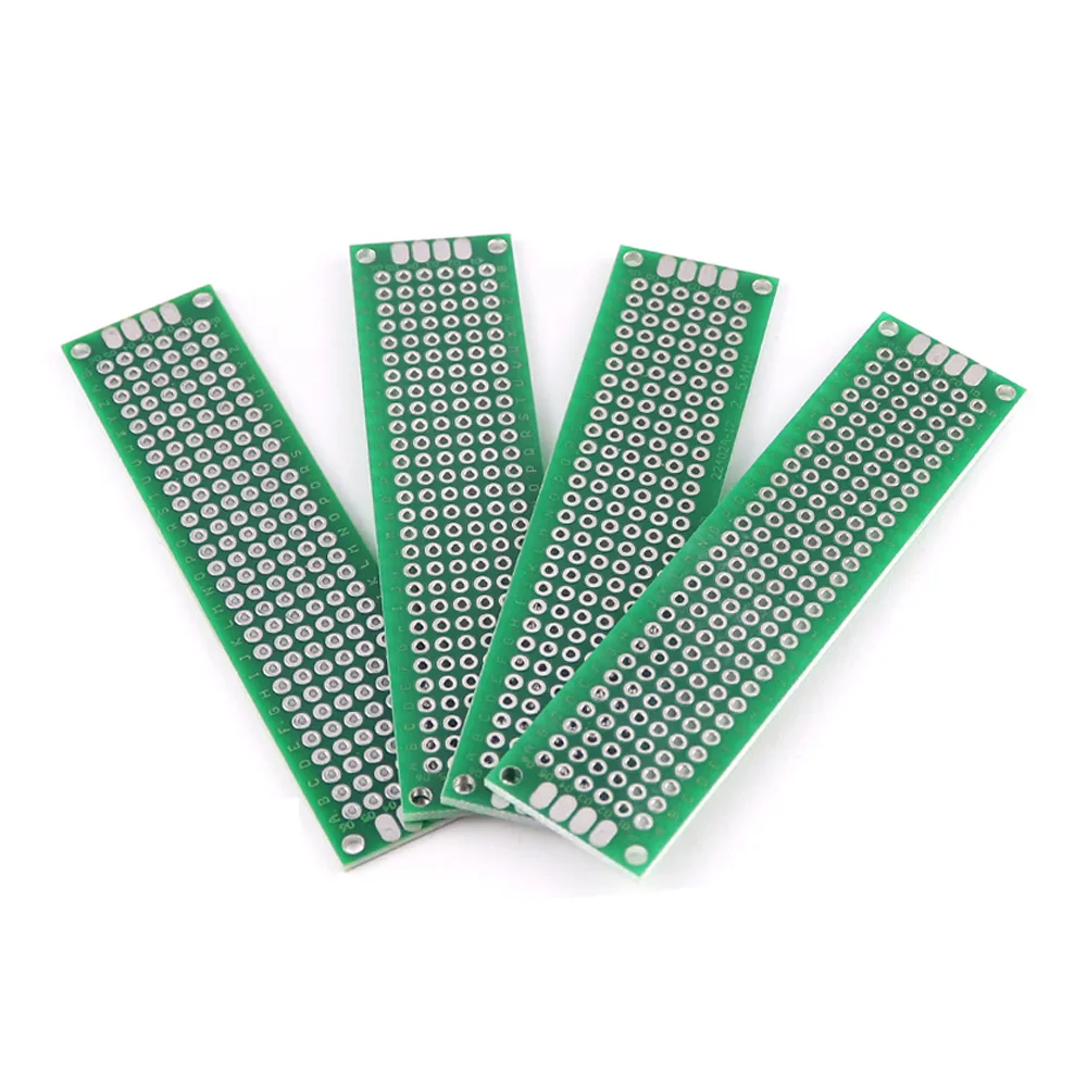 2x8 3x7 4x6 5x7 6x8 7x9 8x12 9x15cm Doppelseitige PCB-Prototyp-Platine Universelle Platine (5 Stück)