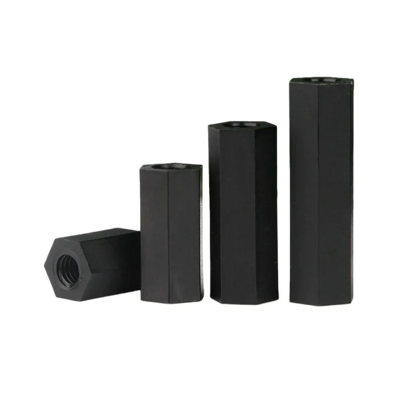 M2 M2.5 M3 M4 M5 M6 Schwarze Nylon-Sechskant-Abstandshalter – Bild 3