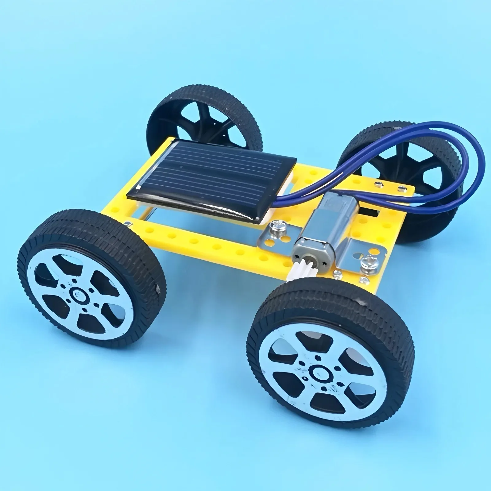 Solarbetriebenes Auto-Spielzeug für Kinder, Mini-DIY-Bausatz – Bild 4