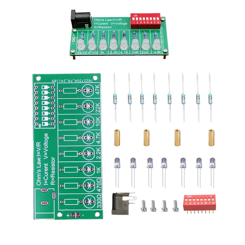 DIY-Lötübungsset - Lernen Sie Elektronik und verbessern Sie Ihre Fähigkeiten mit einfach zu montierenden