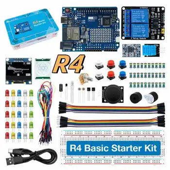 Arduino Starter Kit Kompatibel mit UNO R4 WiFi Anfänger-Lernset