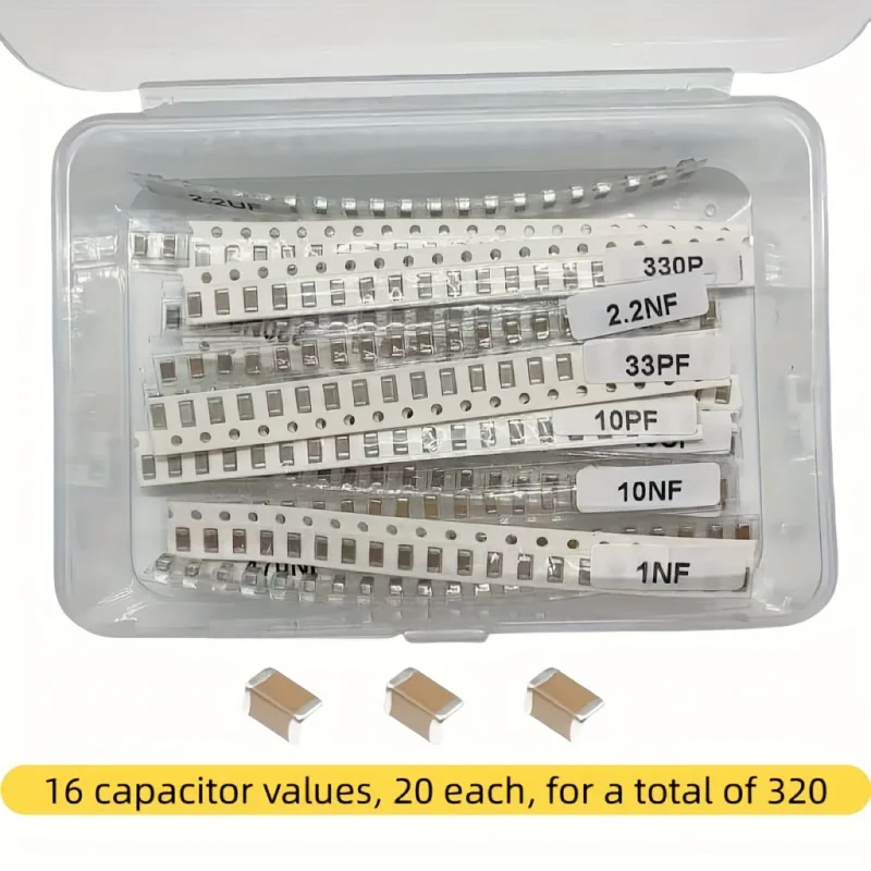 (Industrielle SMD-Kondensator-Komponenten) 320-teiliges 1206 – Bild 2