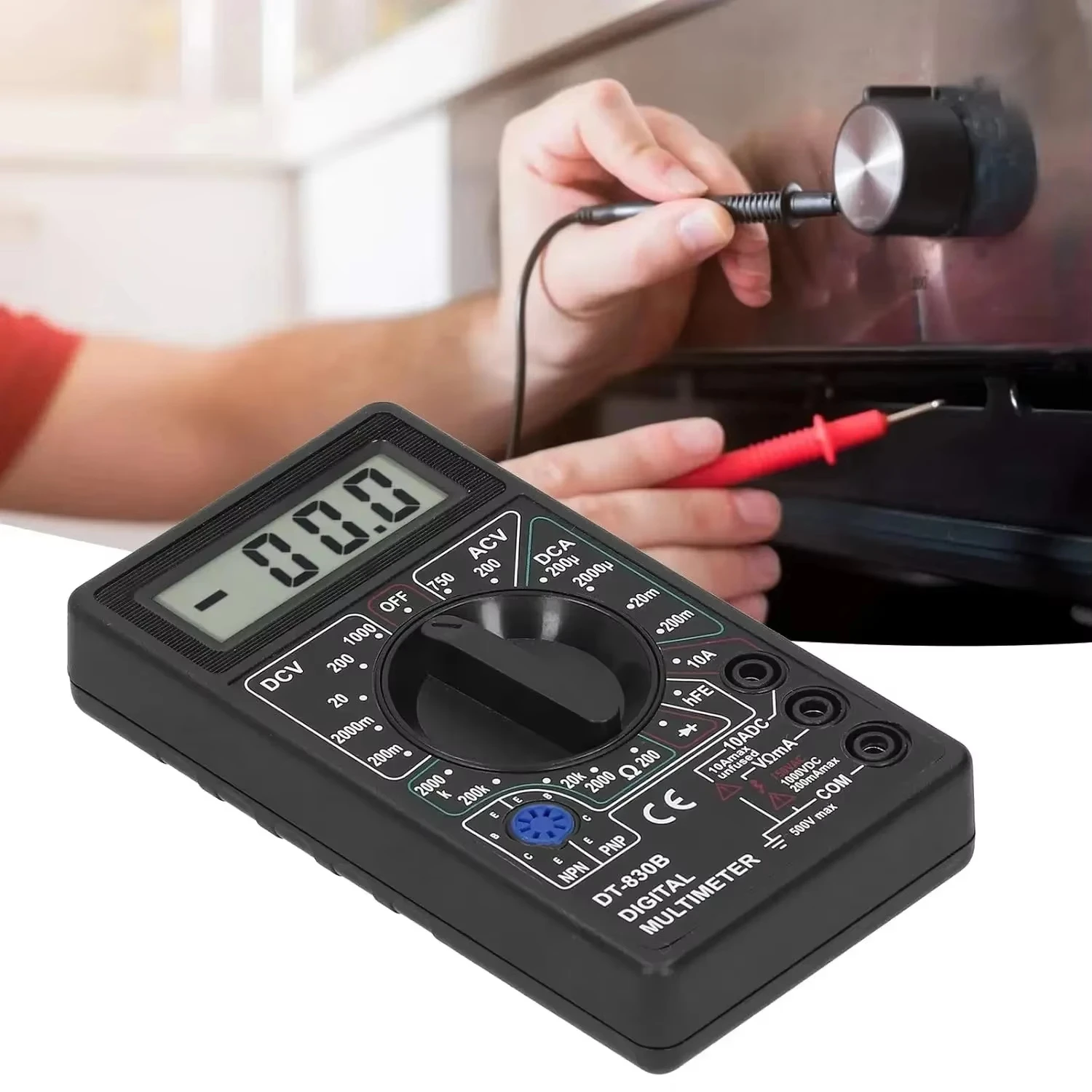 DT-830B Digitales Multimeter Digitales Voltmeter Amperemeter – Bild 3
