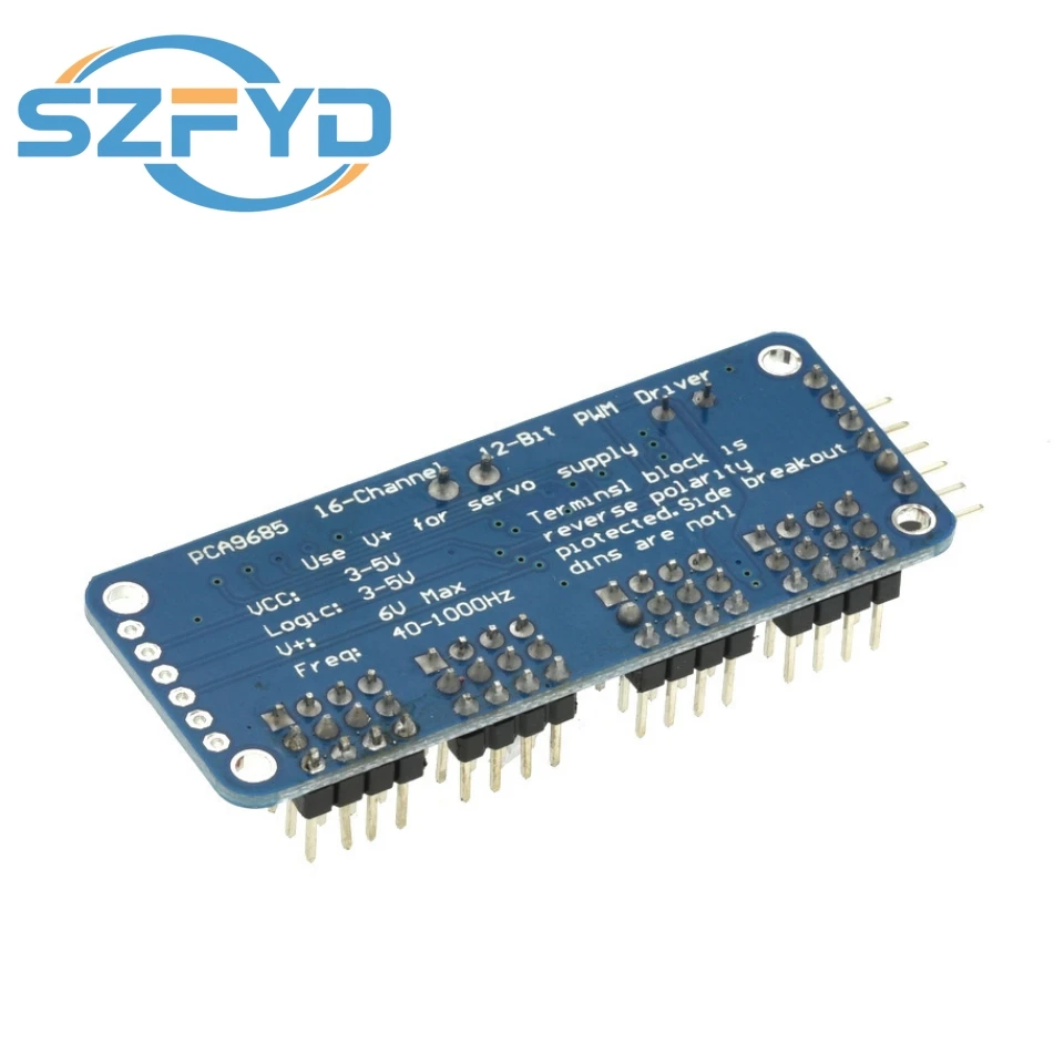 16-Kanal 12-Bit PWM Servo Shield Treiber I2C Schnittstelle PCA9685 – Bild 5