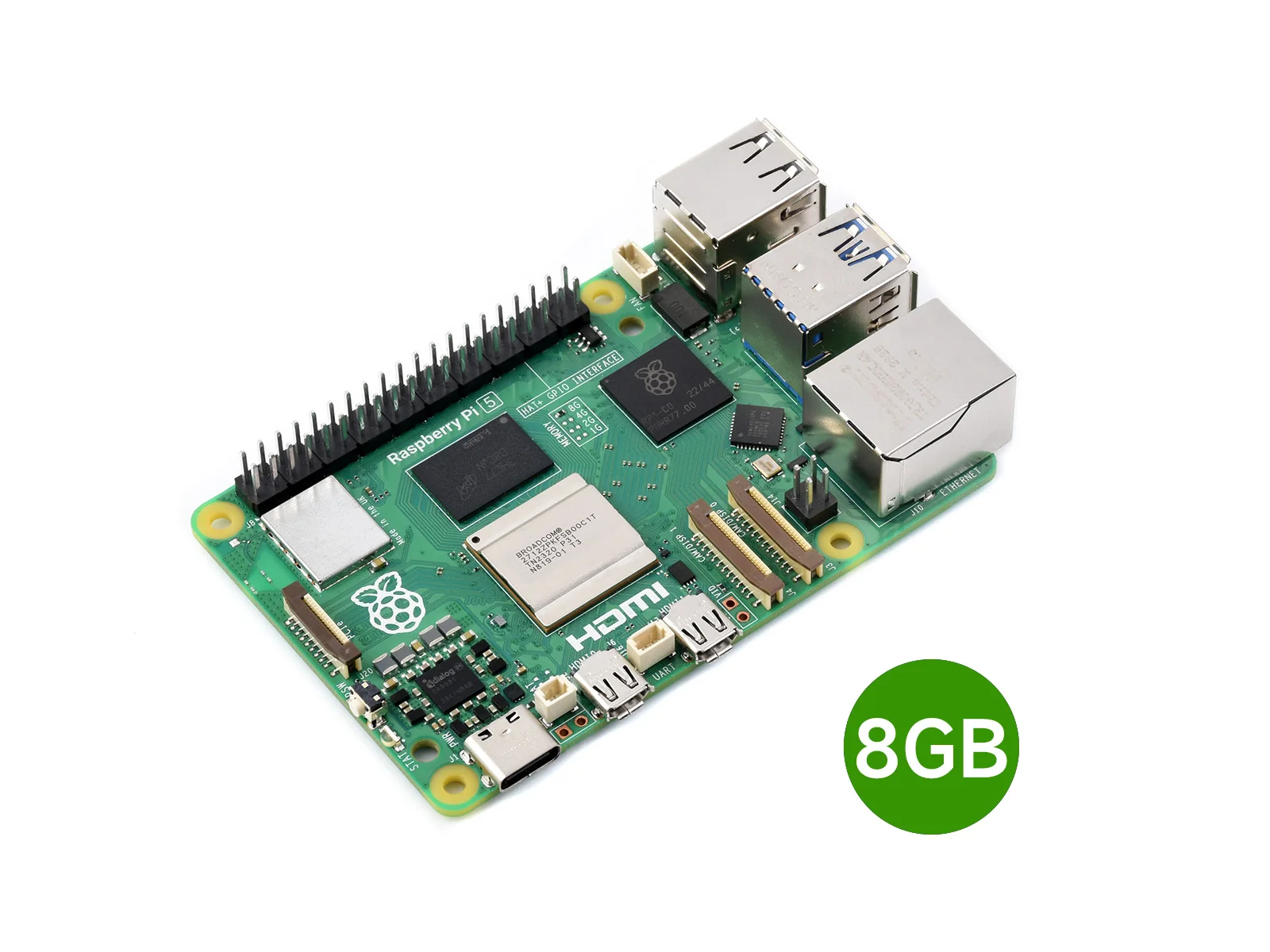 Raspberry Pi 5, Optionen für 4GB/8GB RAM, BCM2712 Prozessor, 2,4GHz – Bild 4