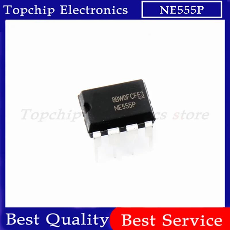 Integrierte Schaltkreise NE555 NE555P 555 DIP-8 Timer IC-Chip (50 Stück)