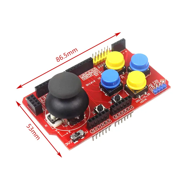 Joystick Shield-Erweiterungsplatine mit analoger Steuerung – Bild 6