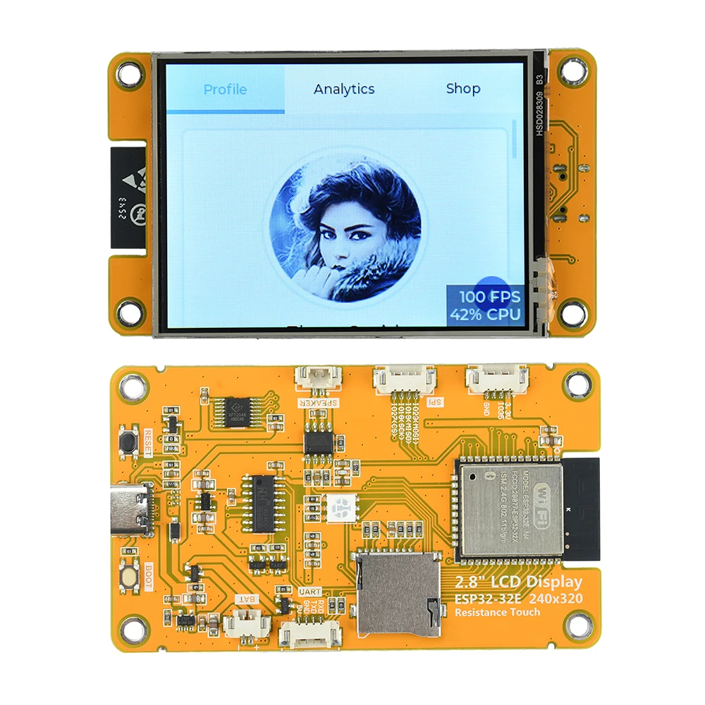 ESP32 LVGL WIFI Bluetooth Entwicklungsboard 2,8/3,2/3,5/4 Zoll 240*320 – Bild 5