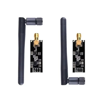 NRF24L01 + PA + LNA Wireless Transceiver RF Transceiver Modul mit SMA Antenne 2,4 G 1100 m kompatibel