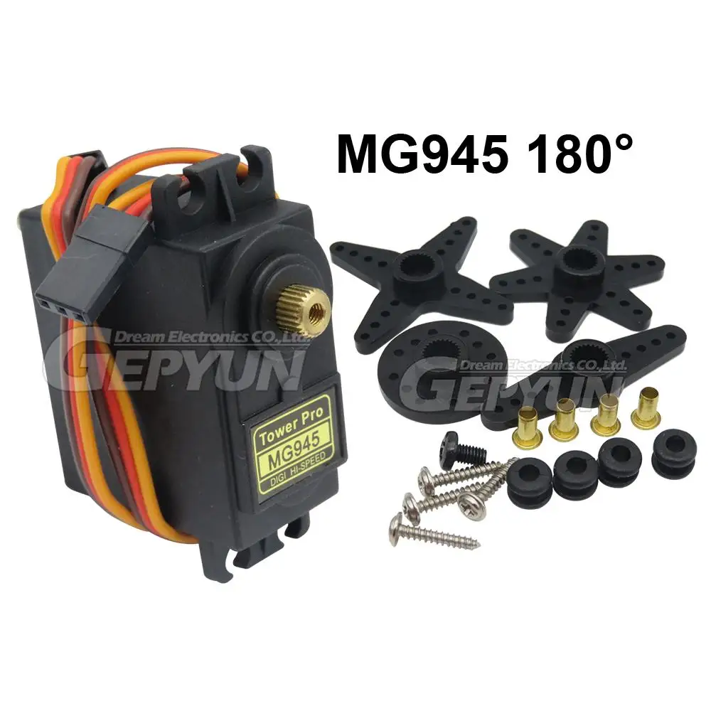 SG90 MG90S MG945 MG946 MG995 MG996 180-Grad-Servo-Metallgetriebe – Bild 2