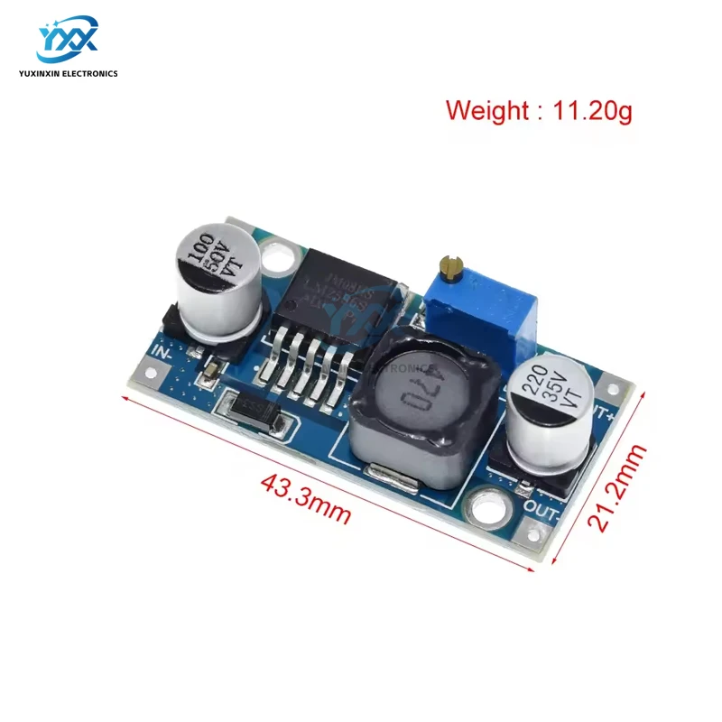 LM2596 Einstellbare DC zu DC Step Down Buck Converter Modul 3,0-40V – Bild 3