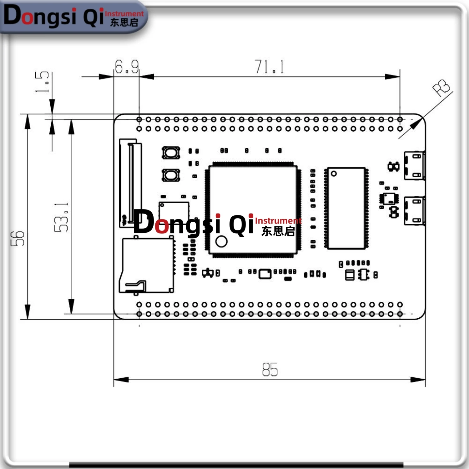 LOT STM32H743IIT6 core board STM32 Core Board Mindest System Board – Bild 5