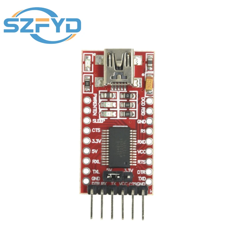 FT232RL FTDI USB 3,3 V 5,5 V auf TTL serielles Adaptermodul für Arduin – Bild 4