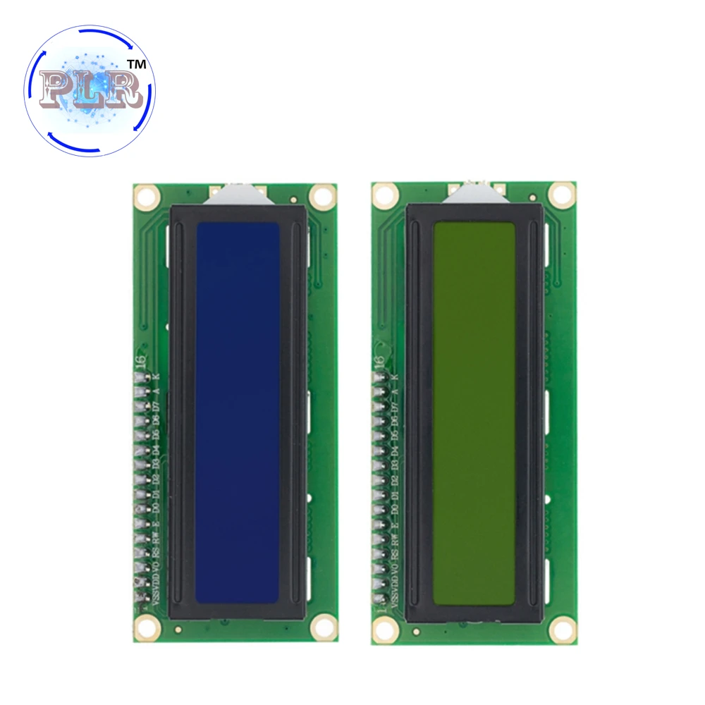 LCD1602 1602 LCD Modul Blau Gelb Grün Bildschirm 16x2 Charakter PLR – Bild 3