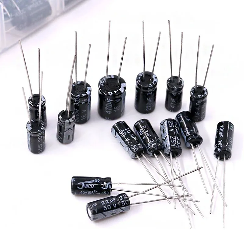 15-Werte Elektrolytkondensator-Sortiment-Set, 270 Stück 0,1uF – Bild 6