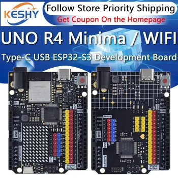 UNO R4 Minima / WIFI Typ-C USB ESP32-S3 WIFI Edition Entwicklungsboard für Arduino Programmierung