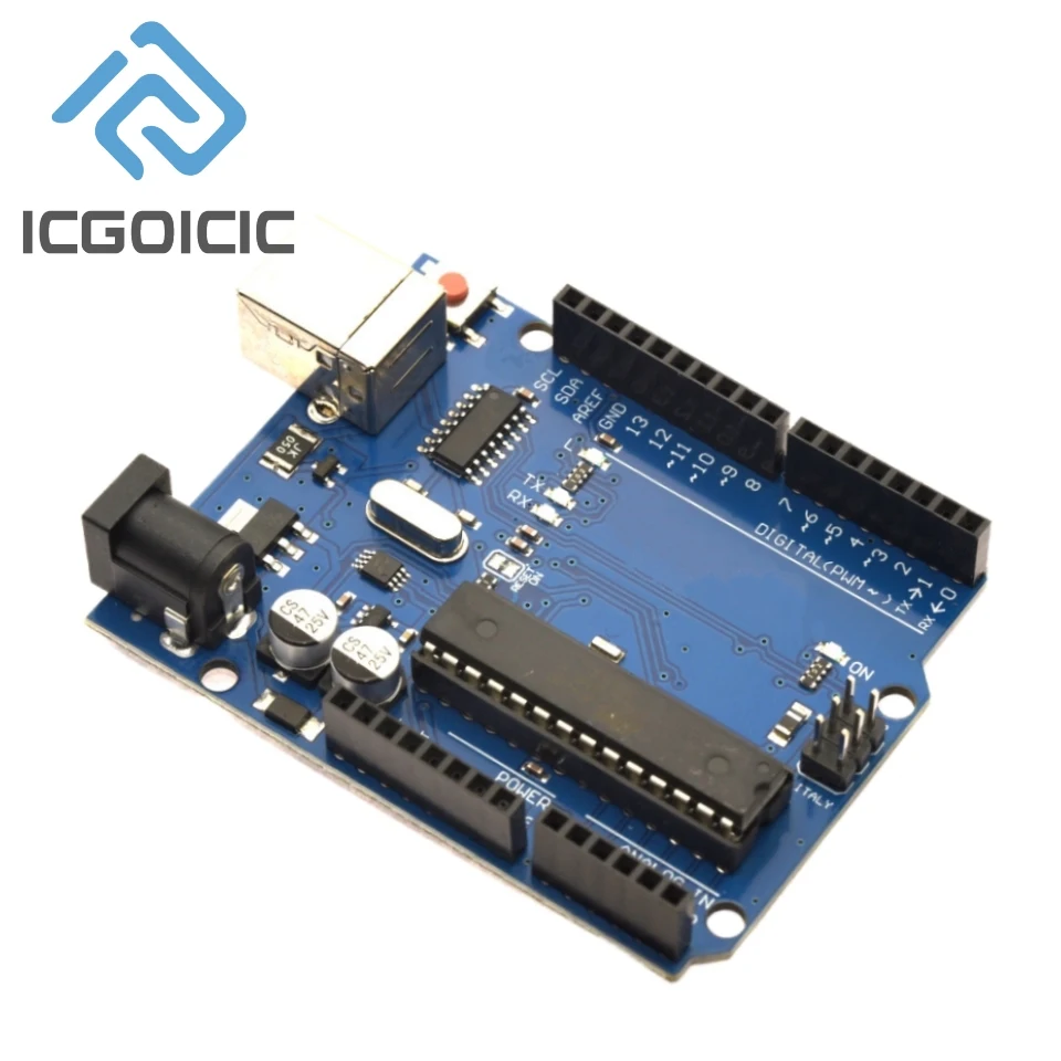 Arduino UNO R3 Entwicklungsboard mit USB-Kabel, ATmega328P ATmega16U2 – Bild 4