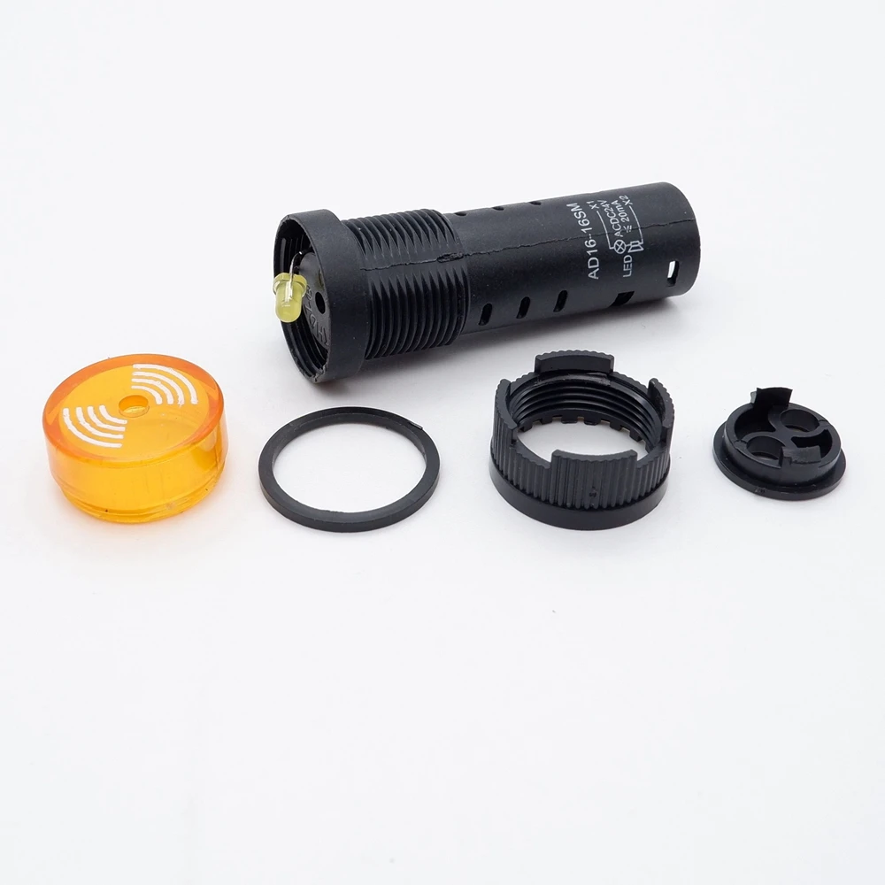 Summer 16mm 22mm Strobe Summer Alarm Kontrollleuchte Ton 12V 24V 220V – Bild 5