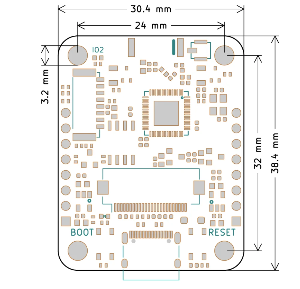 ESP32S3-CAM Entwicklungsboard ESP32-S3R8 WLAN Bluetooth Drahtloses – Bild 3