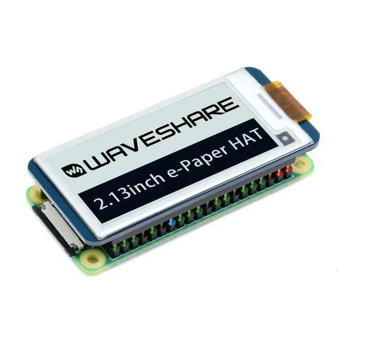 Waveshare 2,13 Zoll E-Paper Display HAT 250 x 122 Auflösung – Bild 4