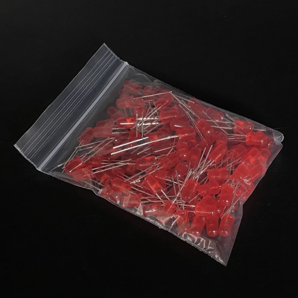 3 mm 5 mm LED-Dioden-Sortiment-Set, Weiß, Grün, Rot, Blau (100 Stück) – Bild 5