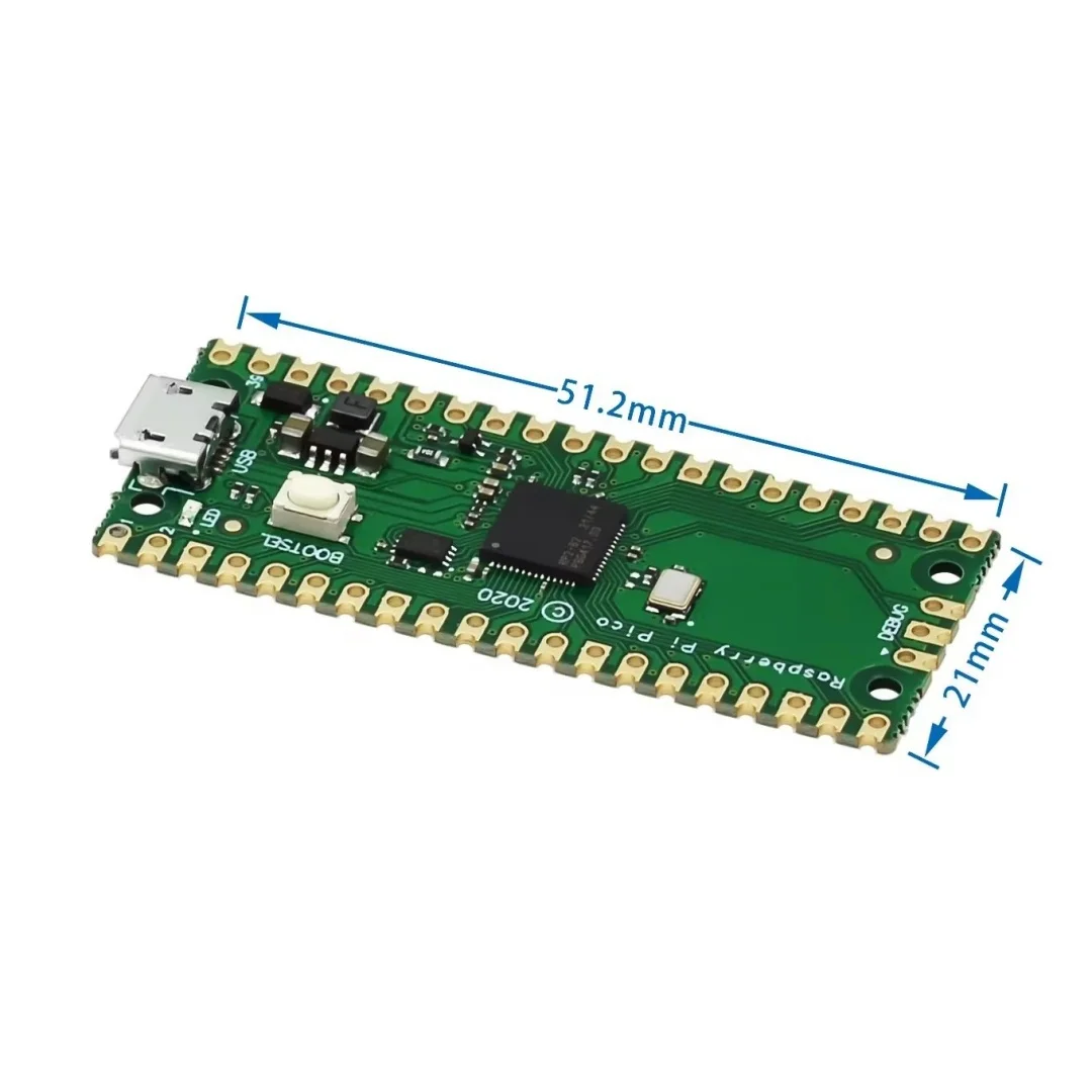 Raspberry Pi Pico W RP2040 Entwicklungsboard Dual-Core 264 KB ARM Low-Power-Mikrocomputer