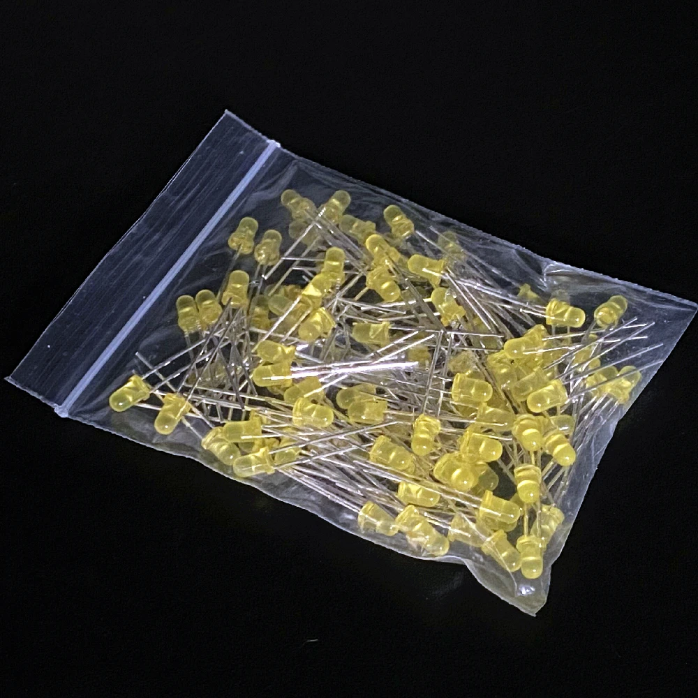 3 mm LED-Dioden, 3 mm, sortiertes Kit, Weiß, Grün, Rot (100 Stück) – Bild 6