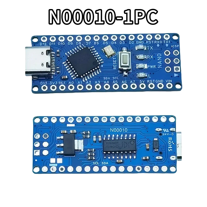 Nano 3.0-Entwicklungsboard (kompatibles Arduino Nano 3.0) TYPE-C Nano-Board CH340C ATMEGA328PB Chip N00010