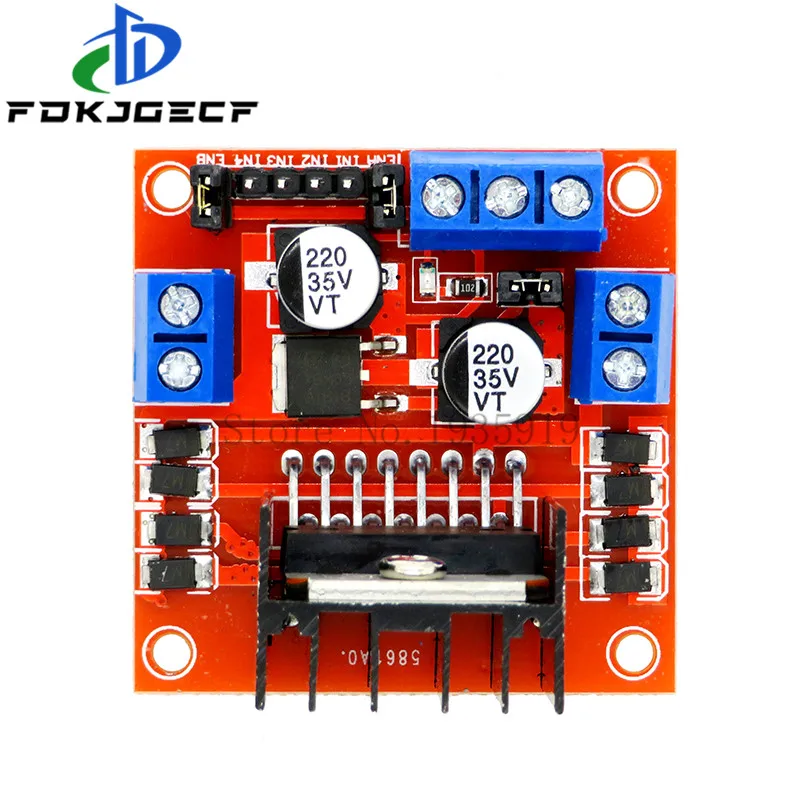 Mini L298N Treiberplatine Modul L298N Schrittmotor Smart Car Roboter – Bild 4