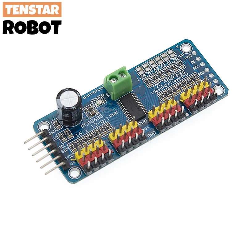 PCA9685PW 16 Kanal 12-Bit PWM Servo Shield Treiber I2C Schnittstelle – Bild 2