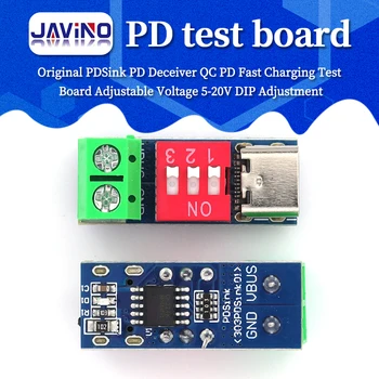 USB-C PD Trigger Board Modul PD/QC Decoy Board Schnellladung USB Typ-C auf 12V Hochgeschwindigkeitsladegerät