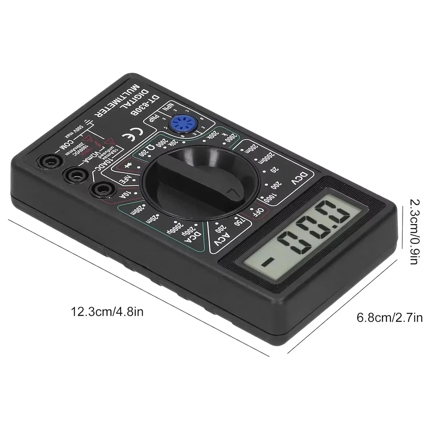 DT-830B Digitales Multimeter Digitales Voltmeter Amperemeter – Bild 6