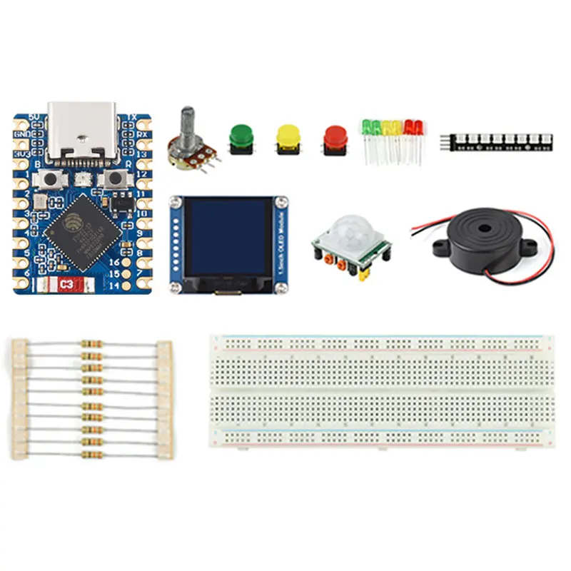 ESP32-S3/C6/C3 Zero Starter Basis-Lernkit DIY Schulset Arduino – Bild 3