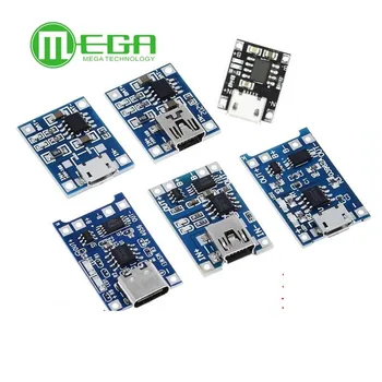 Micro USB 5V 1A 18650 TP4056 Lithium-Batterie Ladegerät Modul Lade Board Mit Schutz Dual Funktionen (5 Stück)