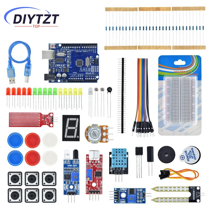 TZTUNO R3 Basic Starter Kit für Arduino DIY Kit DHT11 / Breadboard – Bild 2