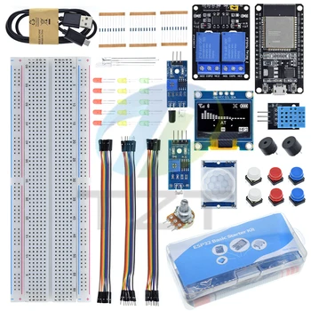 Basic Starter Kit für ESP32 ESP-32S WIFI Development Board für Arduino Project Learning Kit mit Tutorials