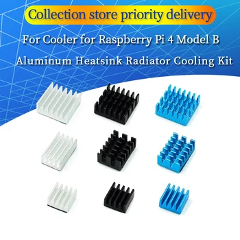 Raspberry pi 4 kühlkörper 3 stücke raspberry pi 4b aluminium kühlkörper kühler kit kühler für raspberry pi 4