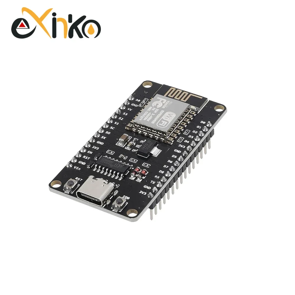 NodeMCU V3 ESP8266 ESP-12E WIFI Development Board CH340G Quadratische – Bild 5
