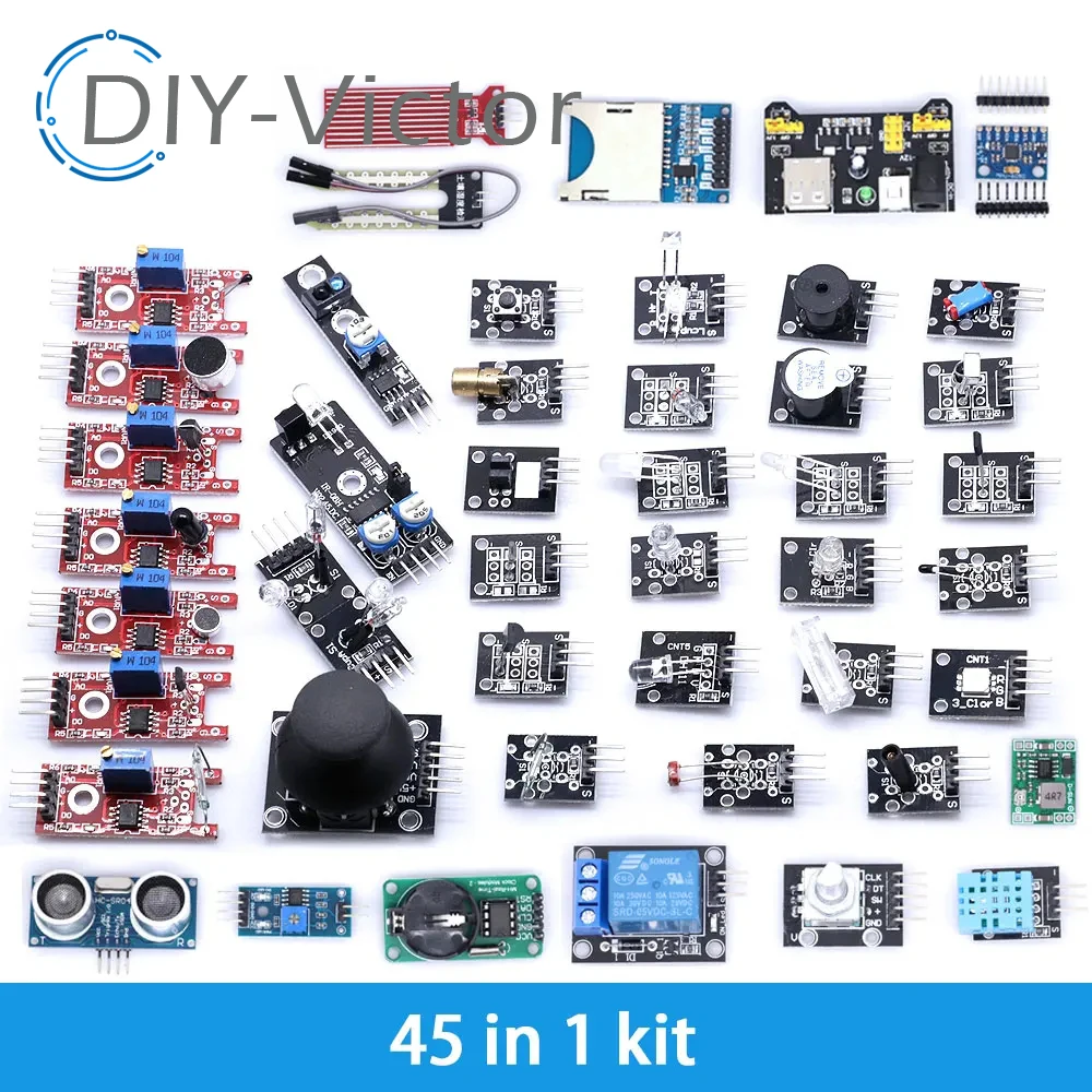 Arduino 45 in 1 Sensor module Starter Kit besser als 37 in1 Sensor Kit – Bild 5