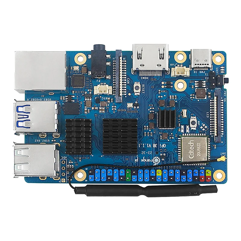 Reines Kupfer-Aluminium-Kühlkörper-Set für Orange Pi Zero 3/3B – Bild 3