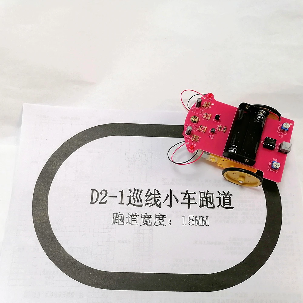 Mini Intelligentes Linienfolge-Auto DIY Elektronik-Bausatz – Bild 5