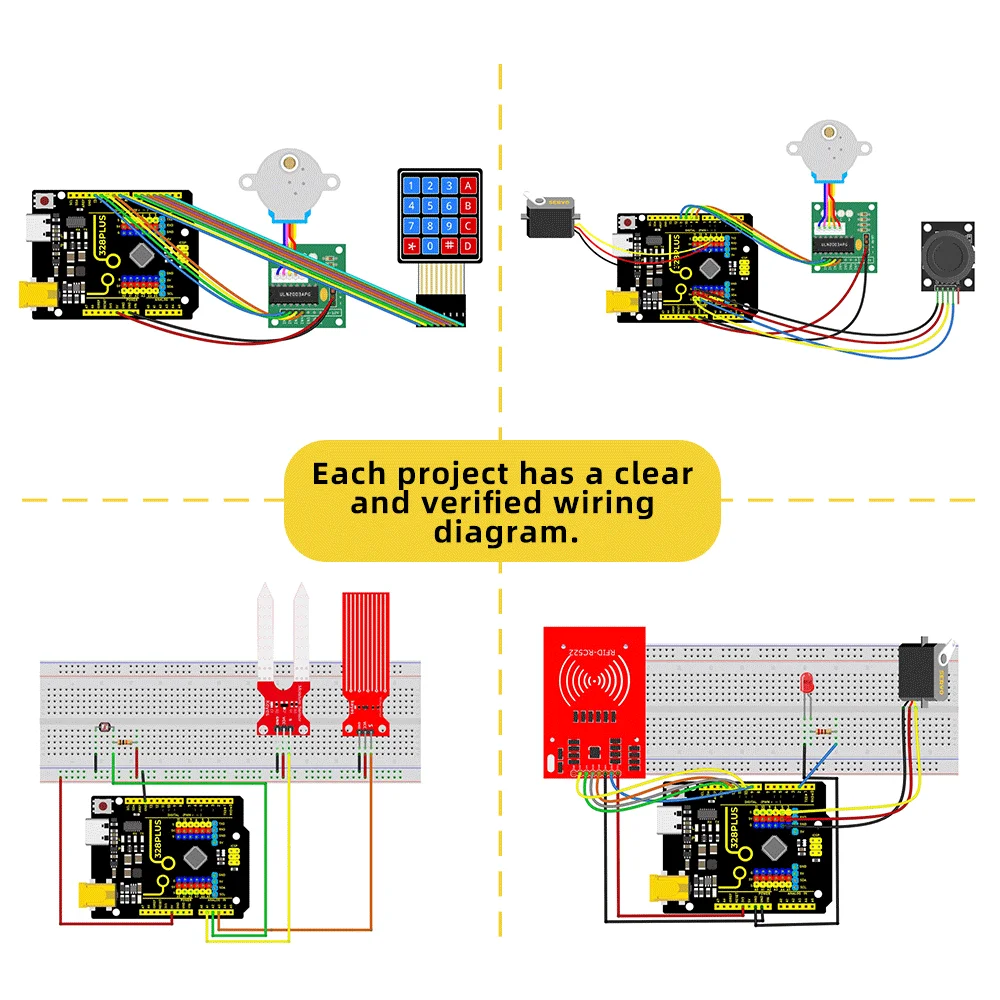 KEYES Komplettes Starter-Kit, Programmier-Lern-Kit + 40 Projekte – Bild 4