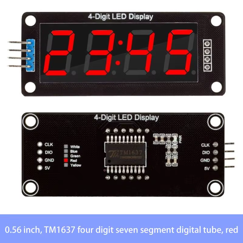 TM1637 0,56 Zoll 4 Bit LED Digital Tube Display 7 Segmente Anzeigemodul LED Elektronische Uhr