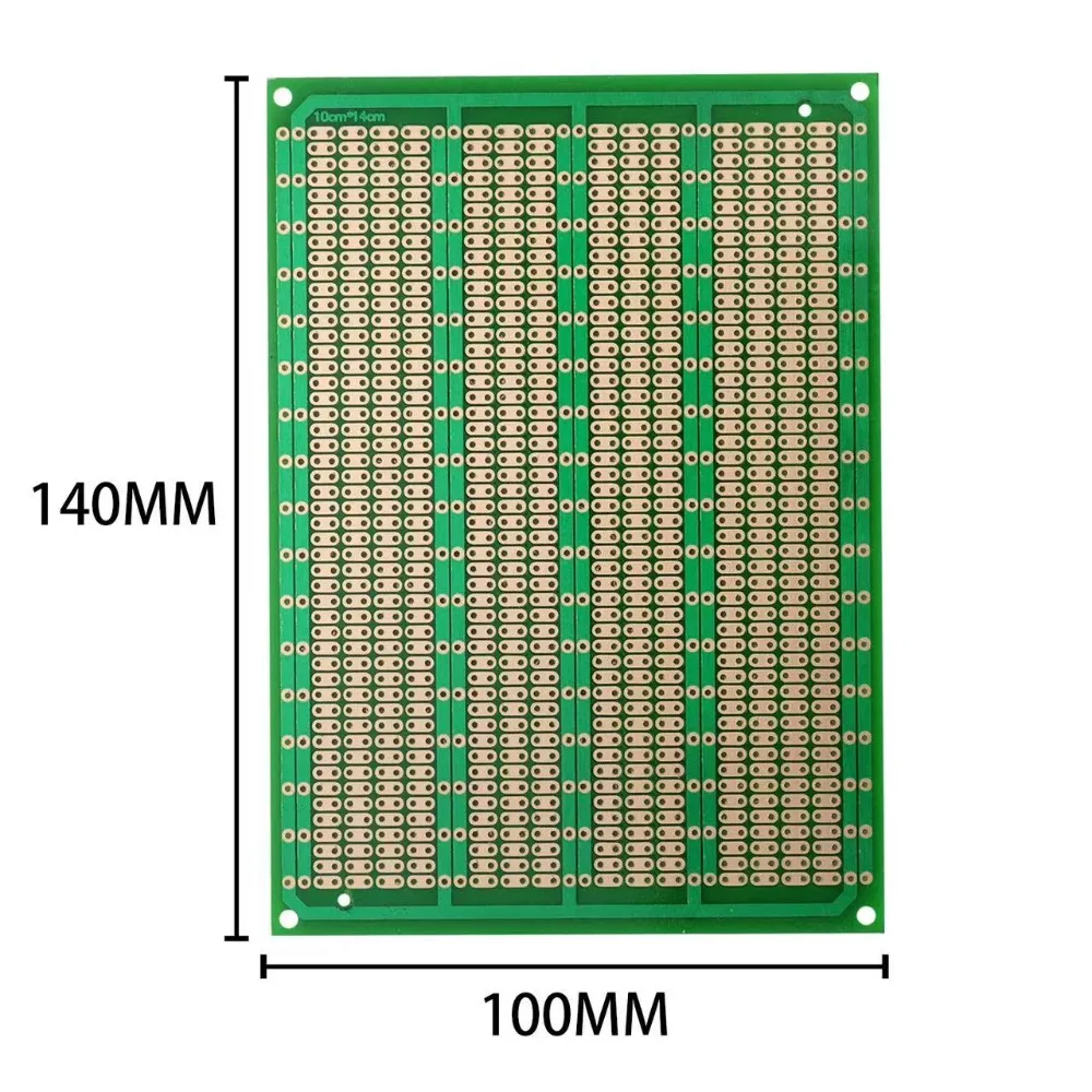 100x140mm Universelle Perforierte PCB-Prototypenplatine 10x14CM – Bild 6