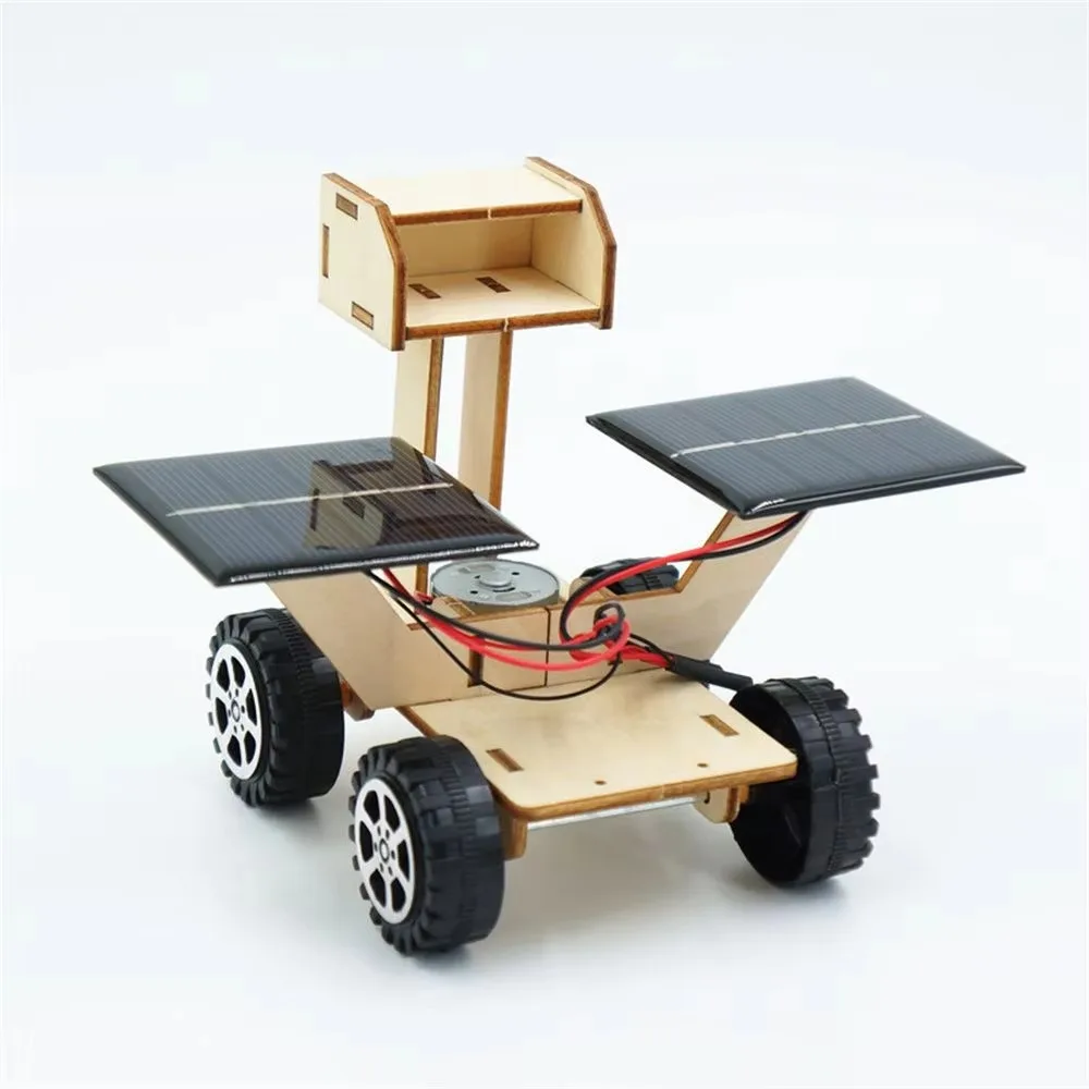 DIY Montieren Solar Auto STEM Spielzeug Kreative Erfindungen Motor – Bild 5