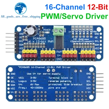 TZT 1/3PCS PCA9685PW 16 Kanal 12-bit PWM/Servo Treiber-I2C interface PCA9685 modul Raspberry pi schild modul